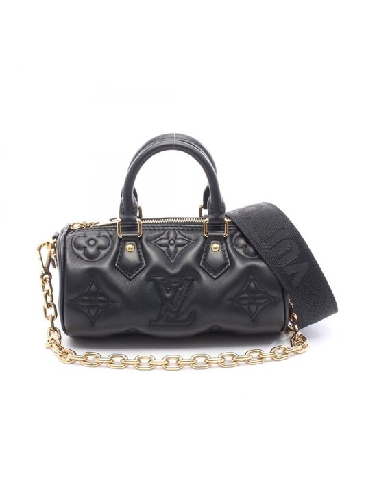 Louis Vuitton Handbags - Louis Vuitton Handbag Papillon BB Bubble Gram Noir Leather
